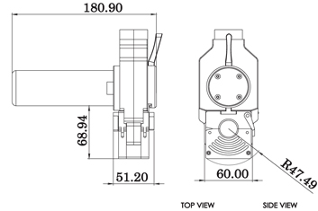 Orbital Welding Closed Arc Micro Weld Heads diagram